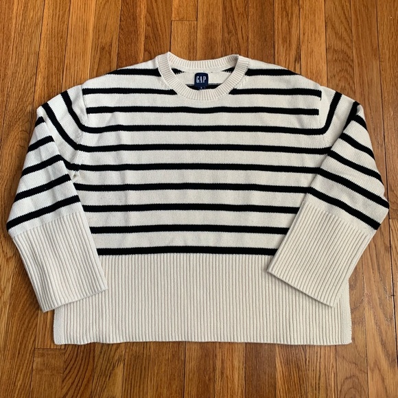 Sweaters - Gap striped oversized sweater nautical Fishermancore 100% cotton